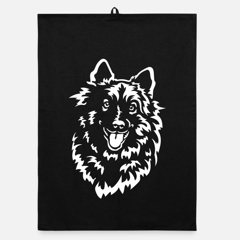 Wolfsspitz Head « Black Edition » Torchon bio