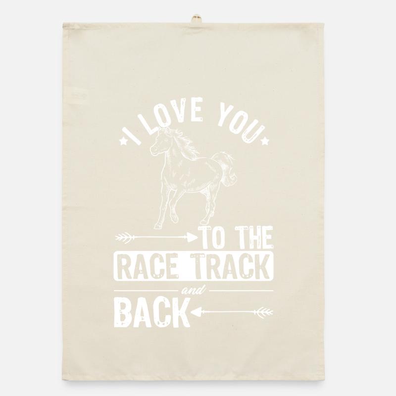 conception de chevaux de course Torchon bio