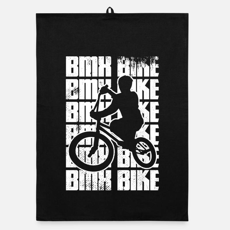 BMX Bike Organic dish towel