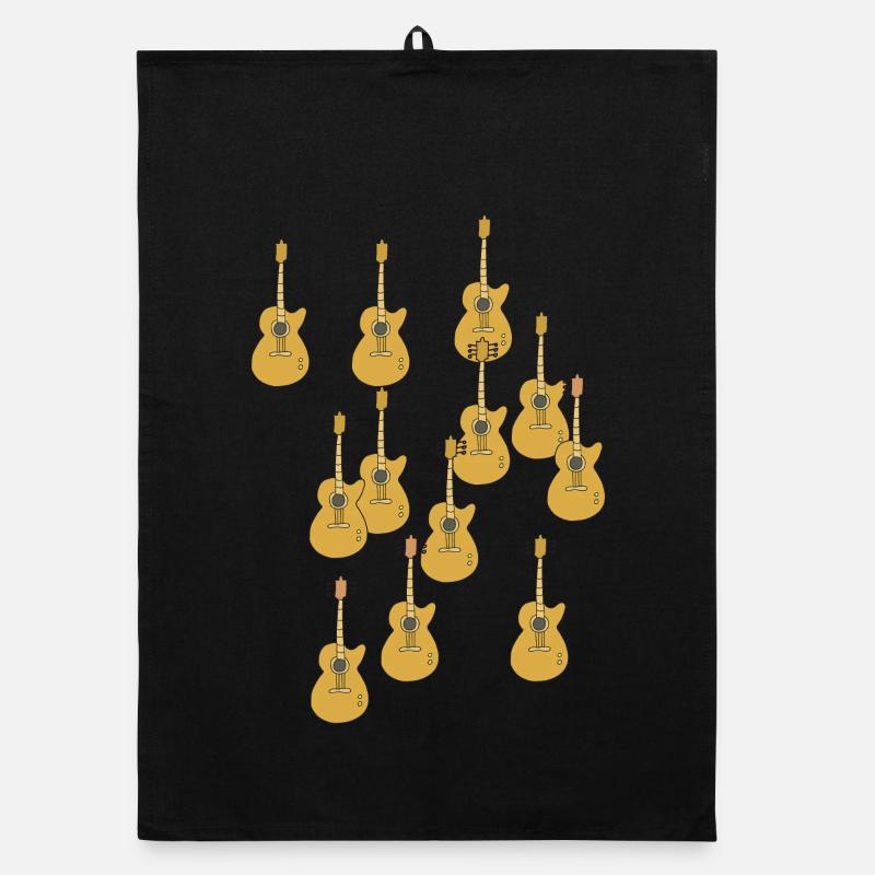 gitarren session Organic Geschirrtuch