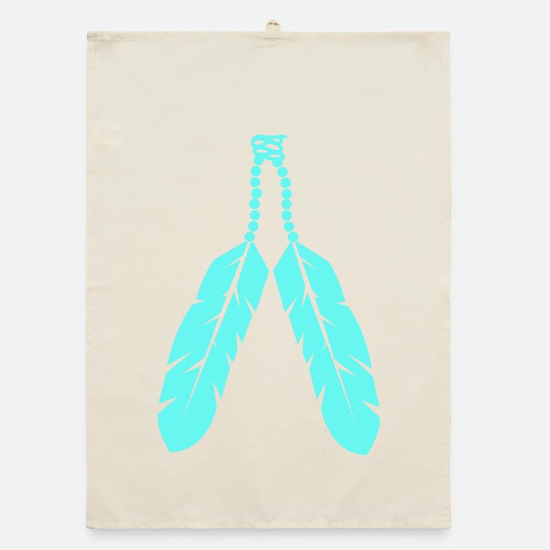 Conception de bijoux en plume Torchon bio