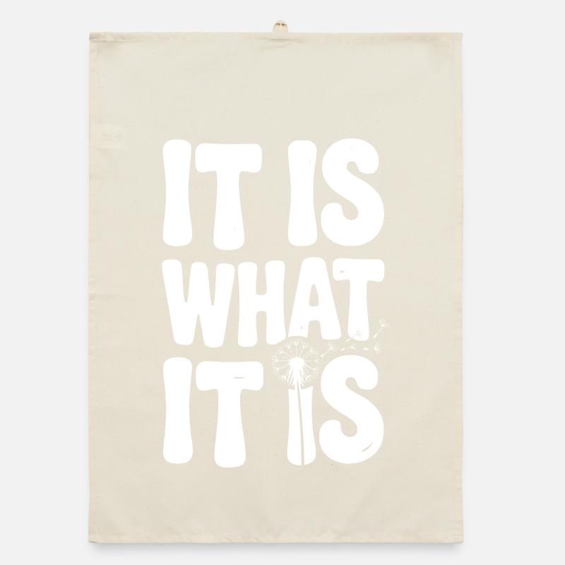 It Is What It Is Organic dish towel