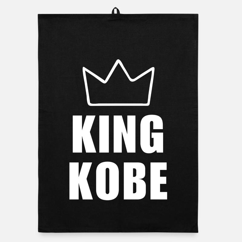 Kobe Name mit Buchstabe K - King Crown Hemd Organic Geschirrtuch