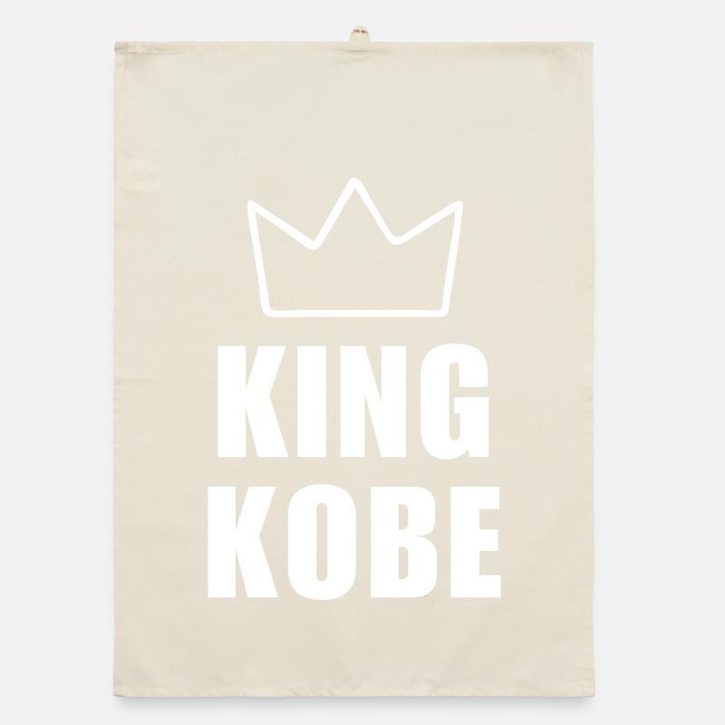 Kobe Name mit Buchstabe K - King Crown Hemd Organic Geschirrtuch