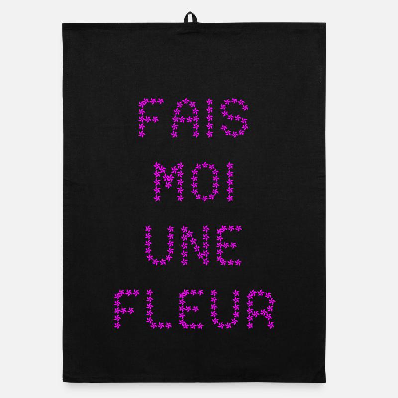 MAKE ME A FLOWER! Organic dish towel