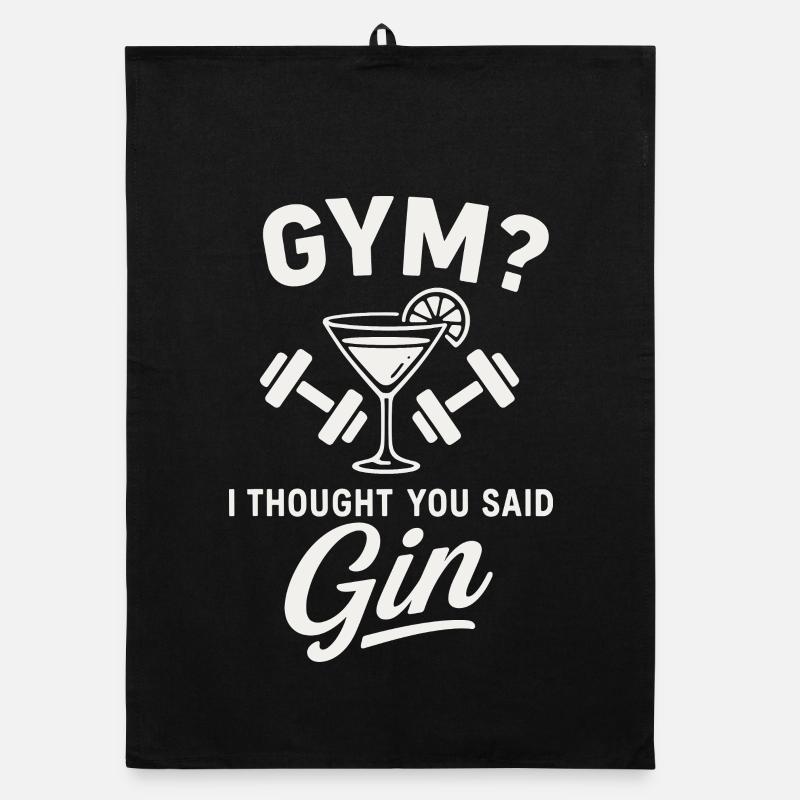Salle de sport ou gin ? Torchon bio