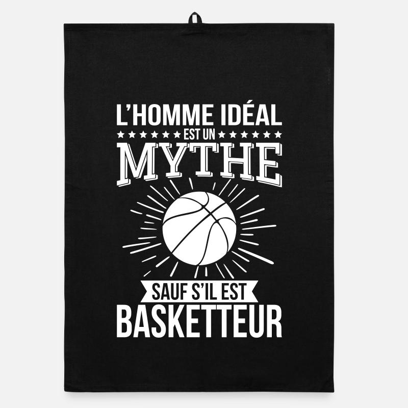 Der ideale Mann ist ein Mythos, es sei denn, er ist ein Basketballspieler Organic Geschirrtuch
