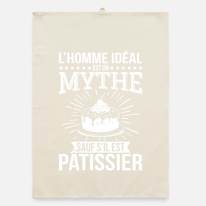 Der ideale Mann, ein Mythos, es sei denn, er ist Konditor Organic Geschirrtuch