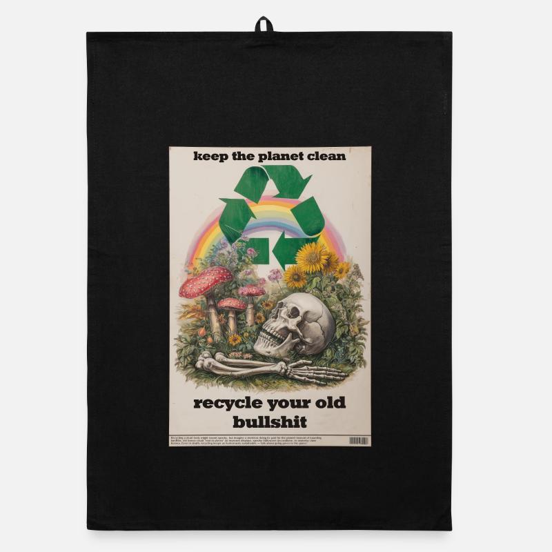 Recycle it! Organic dish towel