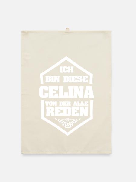 Celina als Rufname - Organic Geschirrtuch - Natur - Vorne