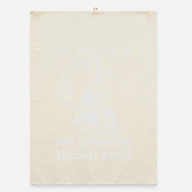 Fireball Range – RPG Magicien Grenouille Drôle Torchon bio