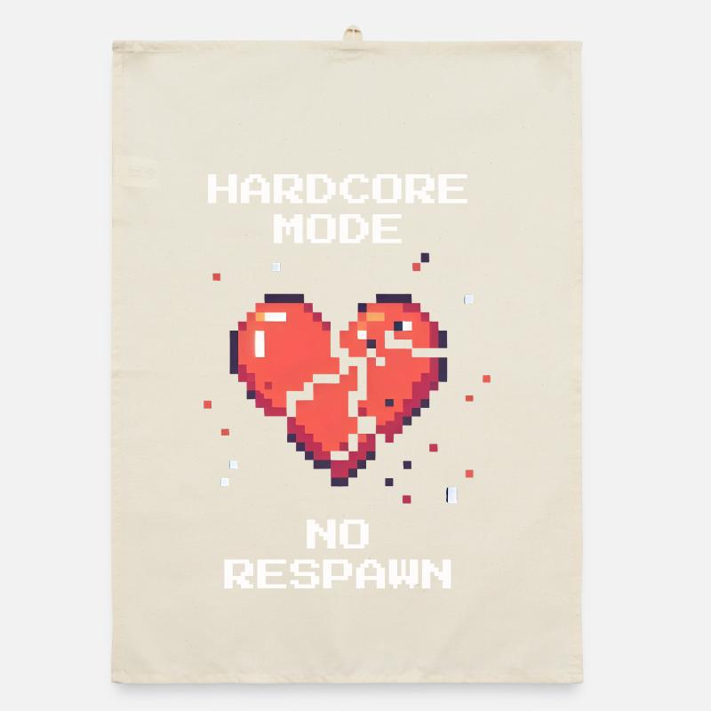 Mode hardcore | Humour de croque-mort Torchon bio