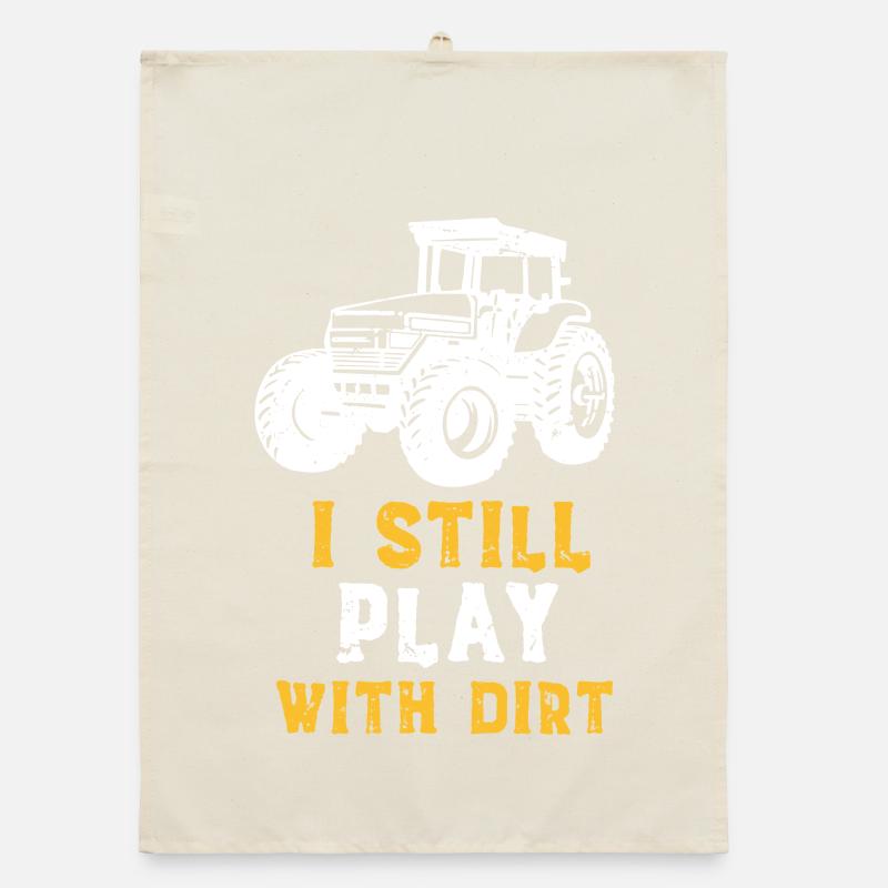 Tractor & Dirt Organic dish towel