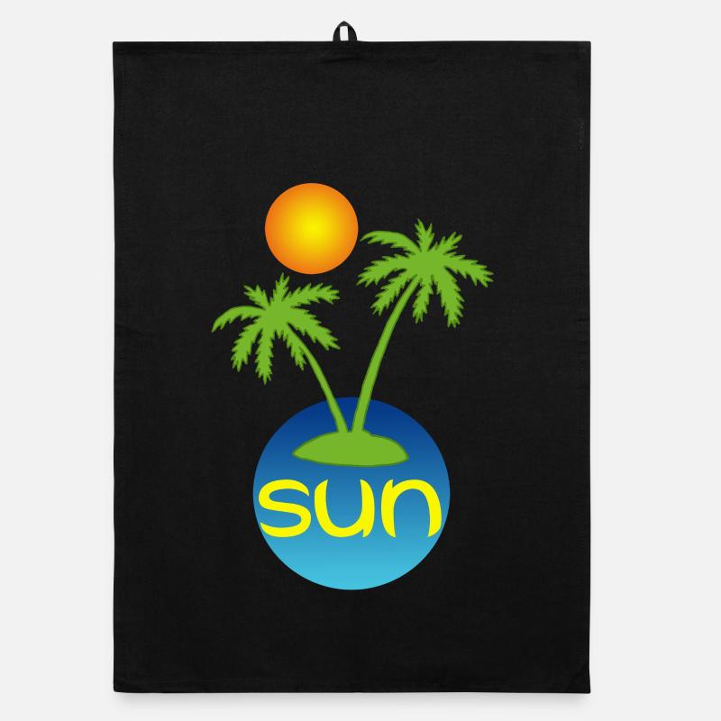 Paradies in der Sonne Organic Geschirrtuch