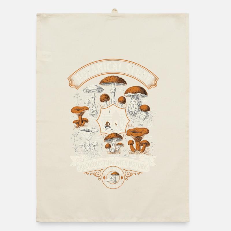 Botanical Study Organic Geschirrtuch