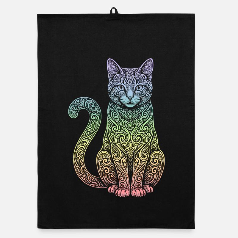 Hauskatze Organic Geschirrtuch