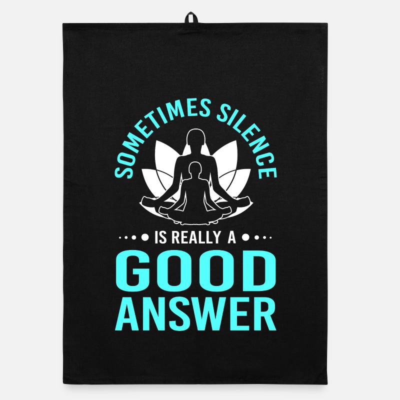 Zen Meditation Buddhismus Buddhist Buddha Chakra Organic Geschirrtuch