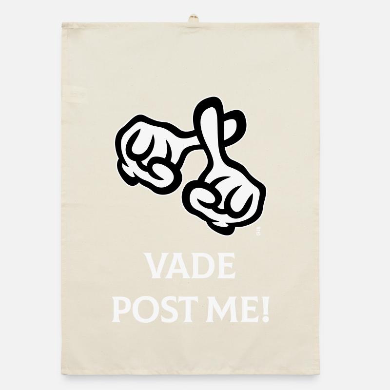 Vade Post Me ! (Croix / Bible / Religion / NEG 2C) Torchon bio