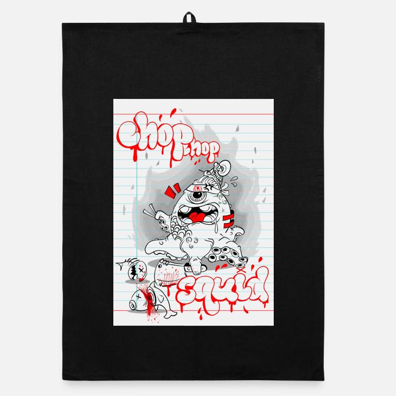 Cassette musicale Graffiti Monster Torchon bio