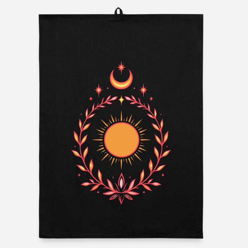 Soleil d’été – Boho Litha Design Torchon bio