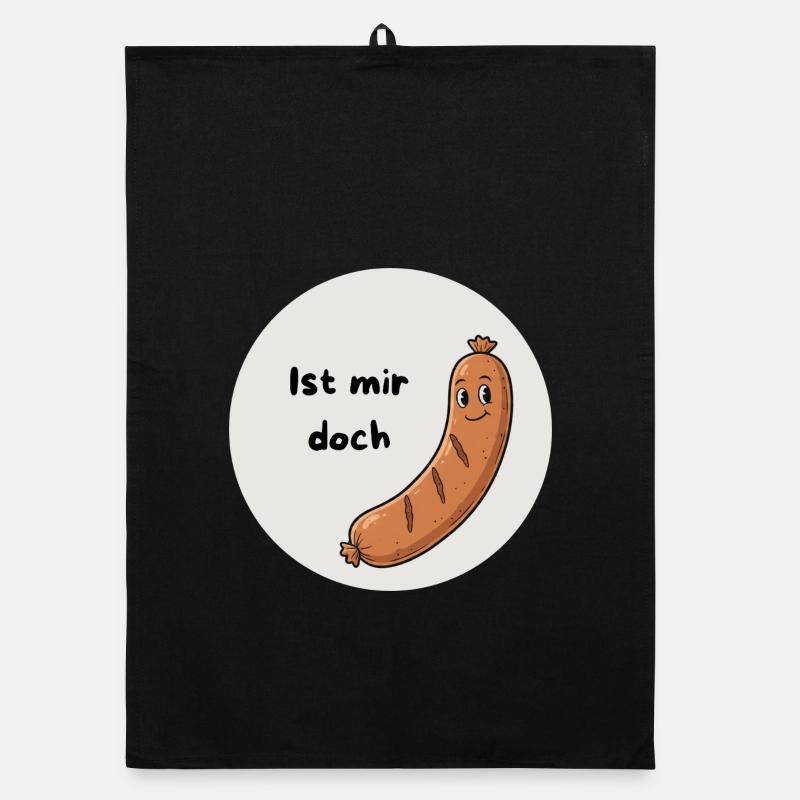 Ist mir doch Wurst Organic Geschirrtuch