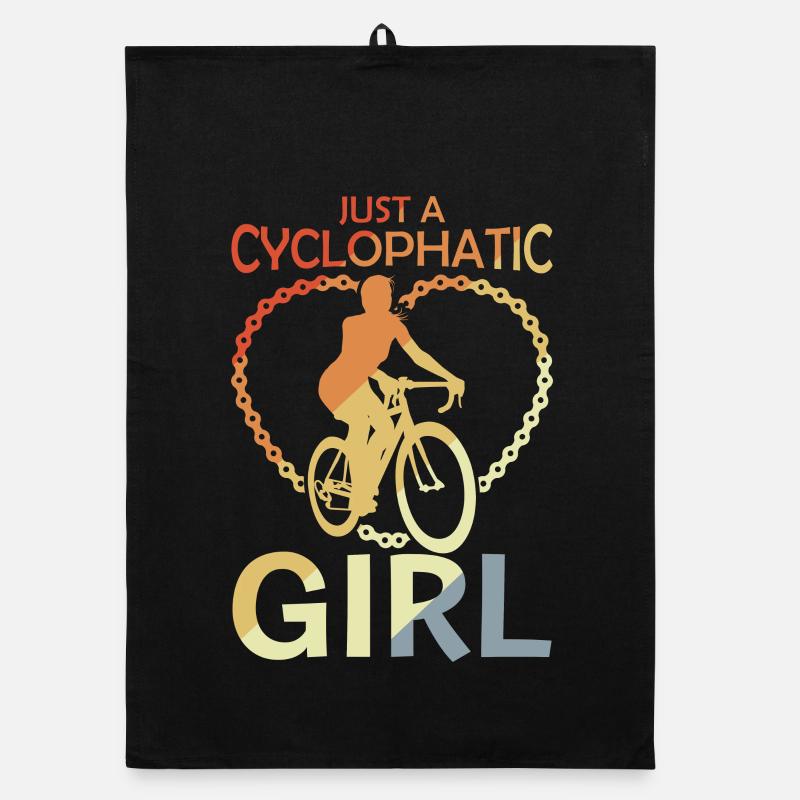 Fille de vélo Torchon bio