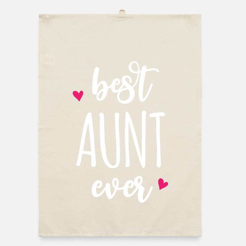 Best Aunt Ever Organic dish towel