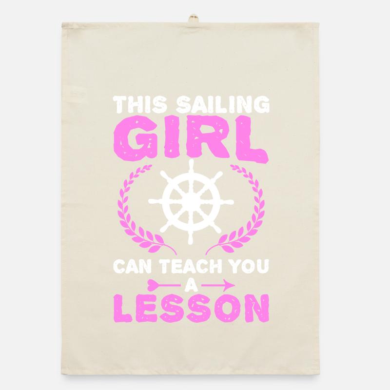 This sailor will teach you a lesson Organic dish towel