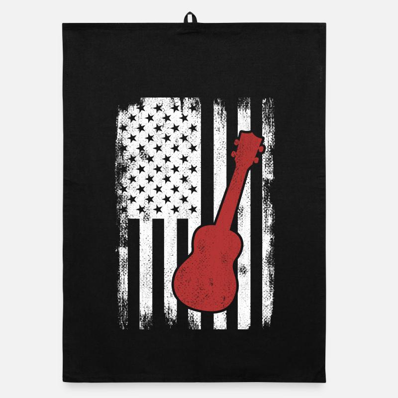 U.S. Ukulele Players Organic dish towel