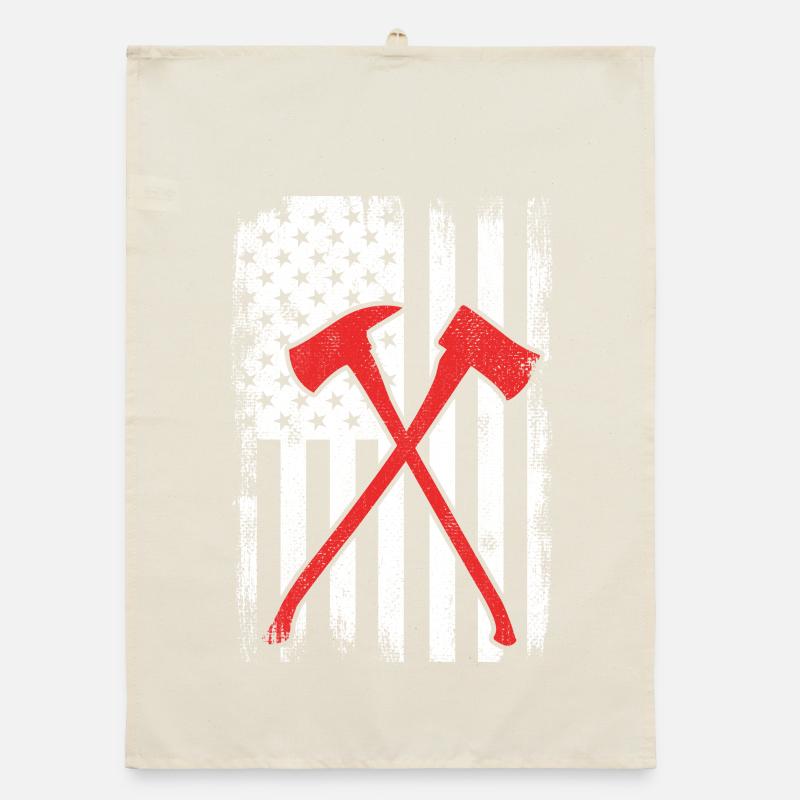 USA Fire Brigade Organic dish towel