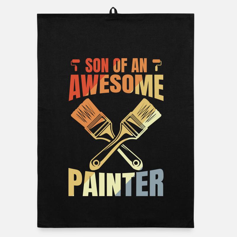 Sohn eines tollen Malers Organic Geschirrtuch