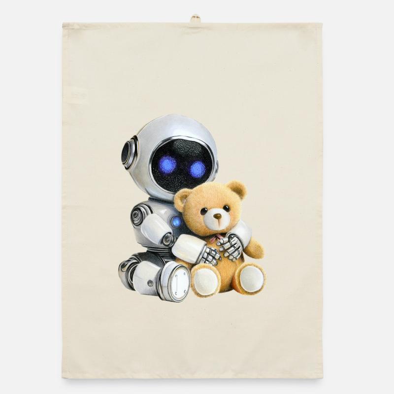 Roboter Teddy Organic Geschirrtuch