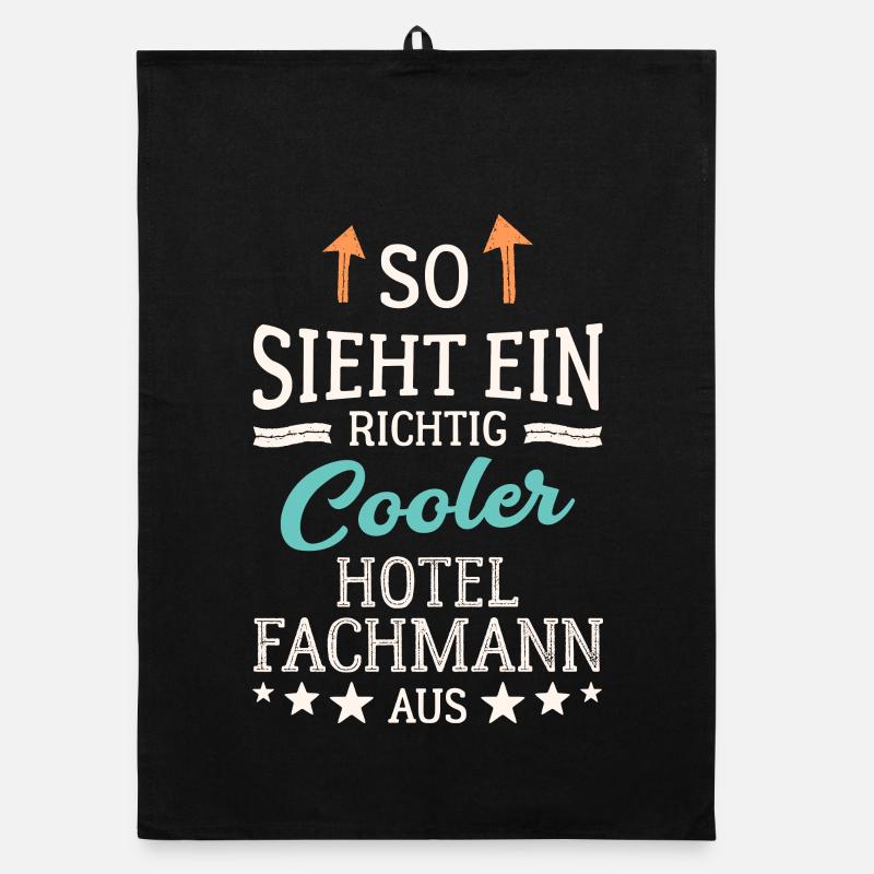 So sieht ein richtig cooler Hotelfachmann aus Organic Geschirrtuch