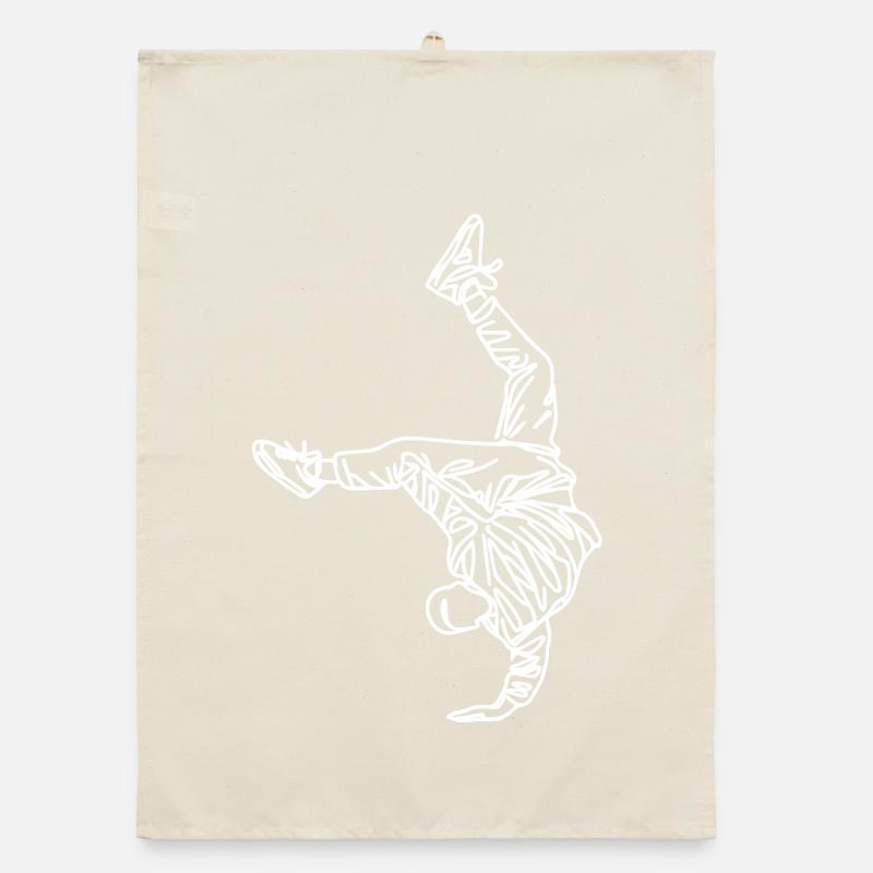 Croquis de breakdancer Torchon bio