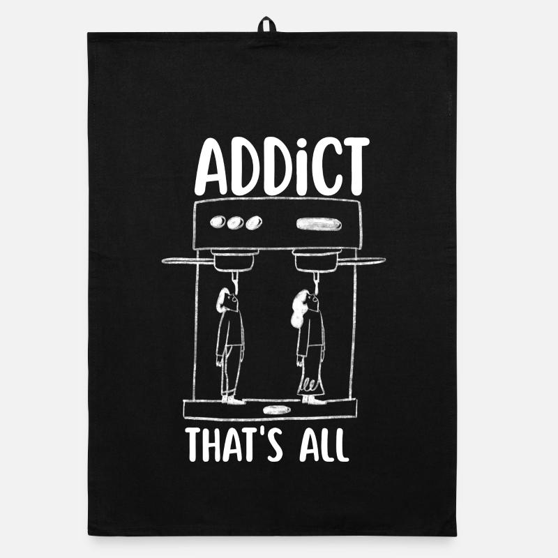 Coffee addict Organic dish towel