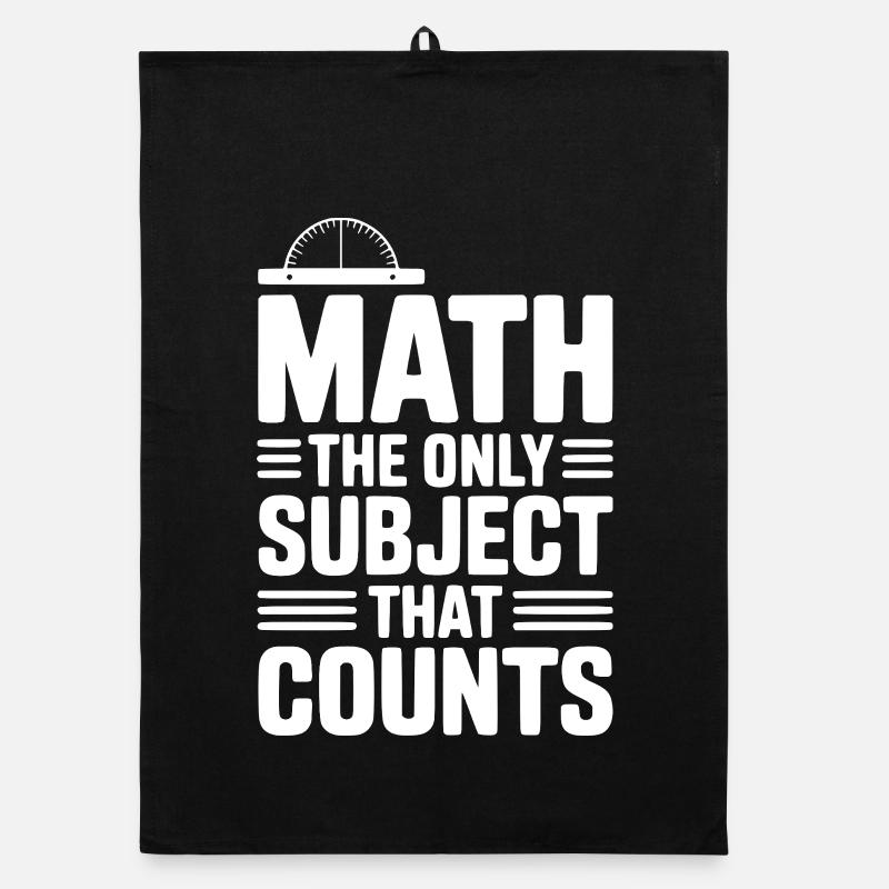 Les mathématiques sont la seule matière qui compte Torchon bio