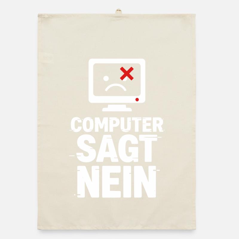 Computer Says No Meme Organic dish towel
