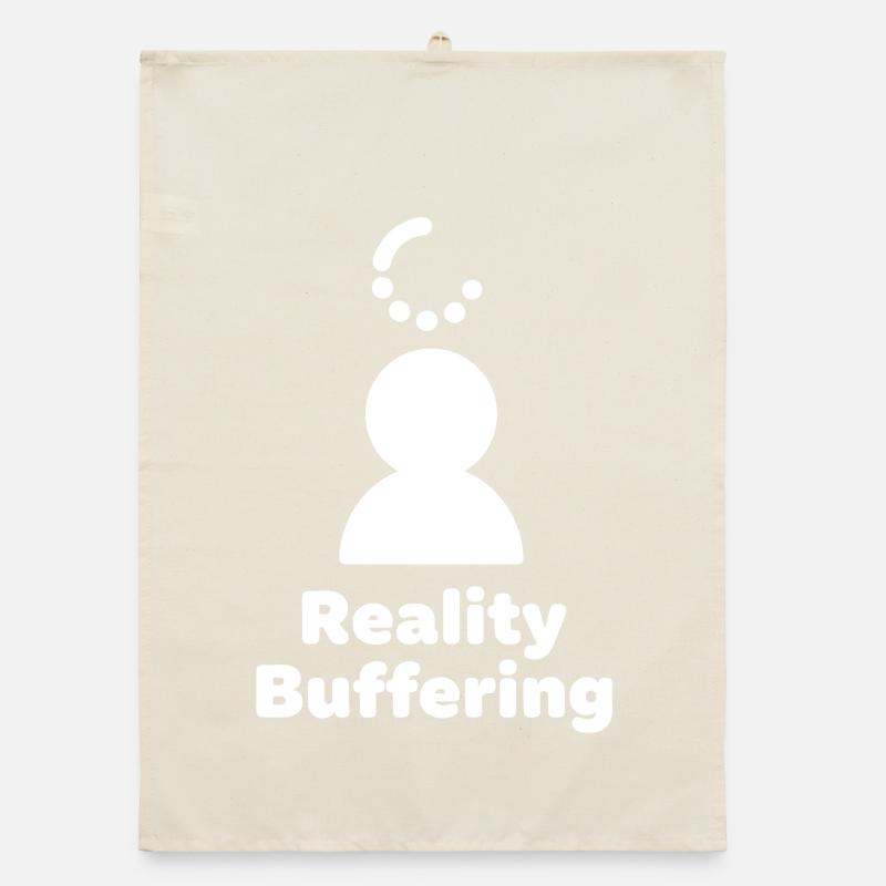 Reality Buffering Icon Organic dish towel