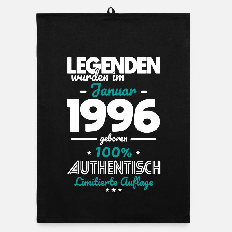 30. Geburtstag - Legenden wurden im Januar 1996 Organic Geschirrtuch