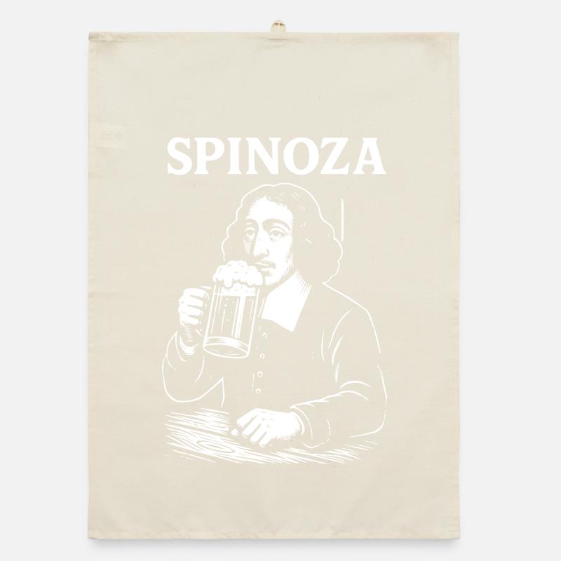 Spinoza Bier Philosoph Organic Geschirrtuch