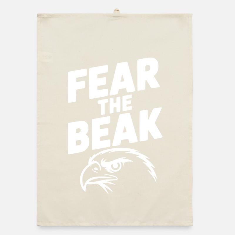 Fear the Beak Organic dish towel