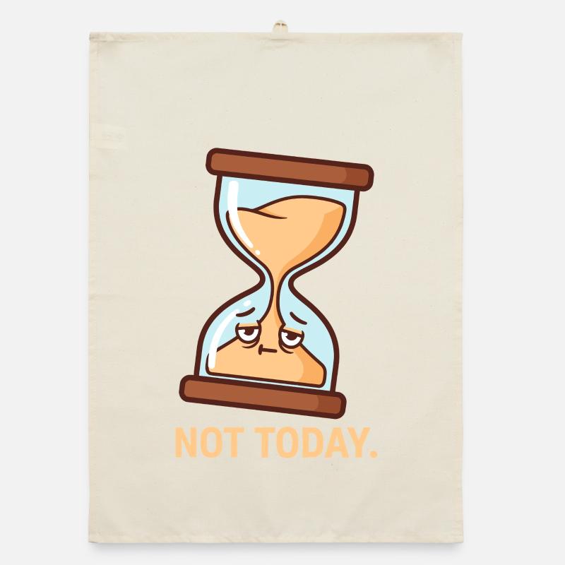 Die widerwillige Sanduhr Organic Geschirrtuch