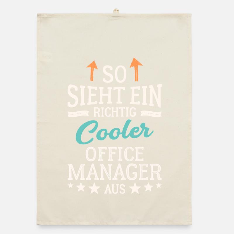 Cool Office Manager Team Leadership Office Torchon bio