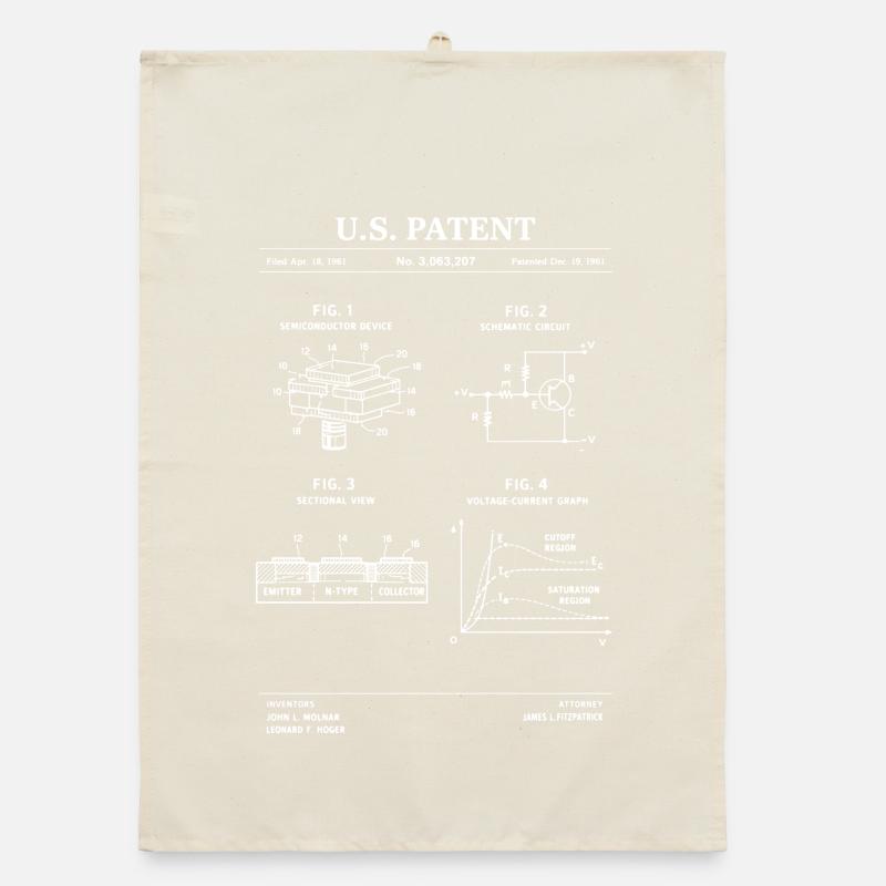 Plan de brevet du schéma de circuit Torchon bio