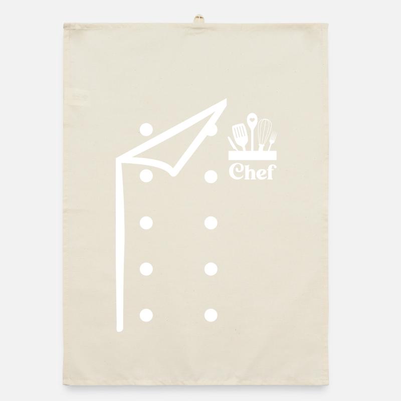 Chef chef drôle Chef Boulanger Chef Uniforme avec outils Torchon bio