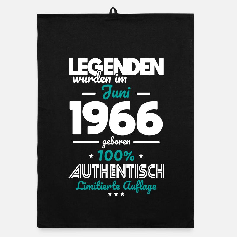 60. Geburtstag - Legenden wurden im Juni 1966 Organic Geschirrtuch