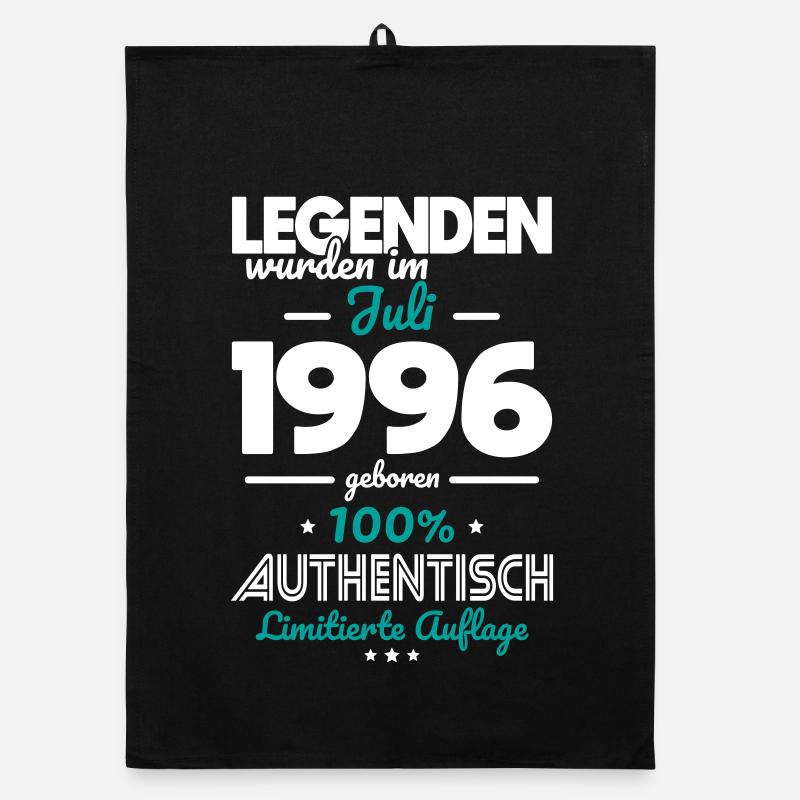 30. Geburtstag - Legenden wurden im Juli 1996 Organic Geschirrtuch