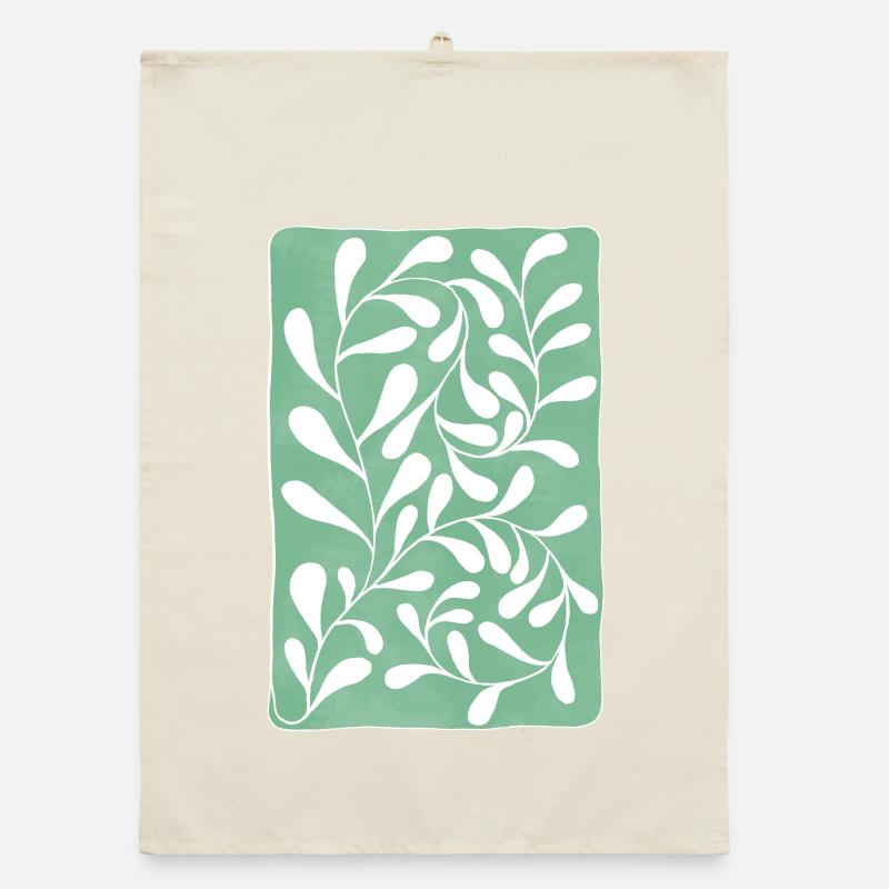 Eucalyptus leaves Organic dish towel