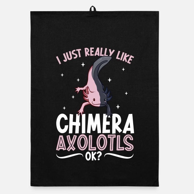 J’adore mon axolotl Chimère Torchon bio