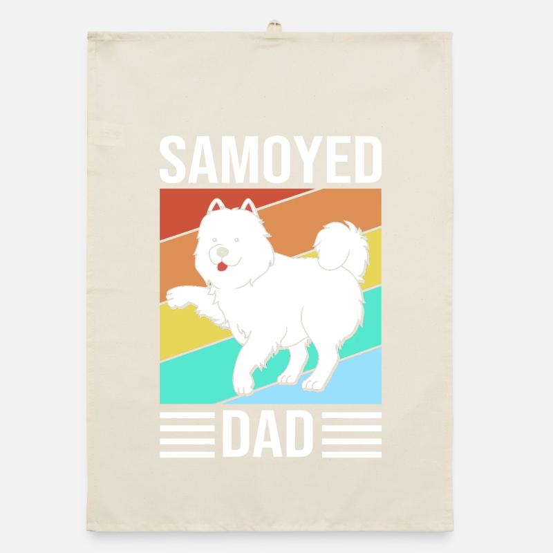 Samoyed Organic dish towel